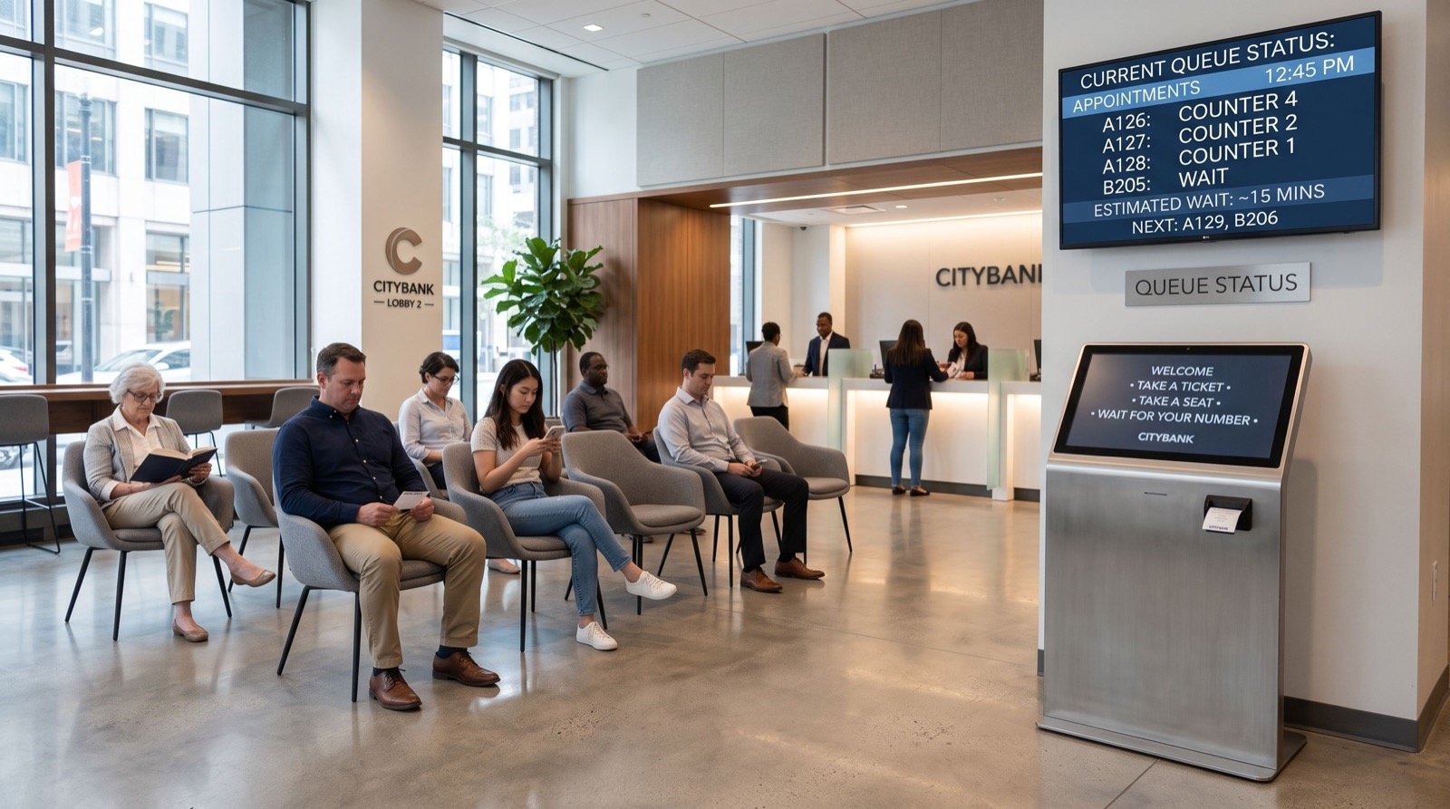 Queue Management System in Saudi Arabia + IP Phones